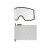 Skibrille Squad Chalk Space Invader – ChromaPop™ Sun Black Gold Mirror