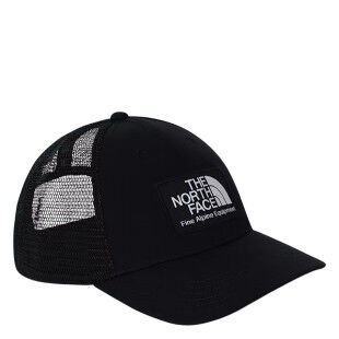 TNF Mudder Trucker Cap - TNF Black: comfort and recycled style