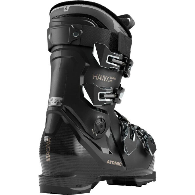 Botas de esquí Atomic HAWX MAGNA R75 W Black Gold: comodidad, ligereza y estilo.
