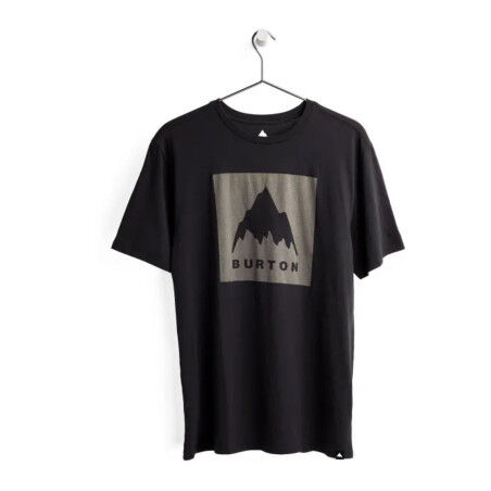 Burton Classic Mountain High SS Negro – Camiseta de algodón peruano para hombre
