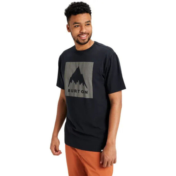 Burton Classic Mountain High SS Noir – T-shirt homme coton péruvien