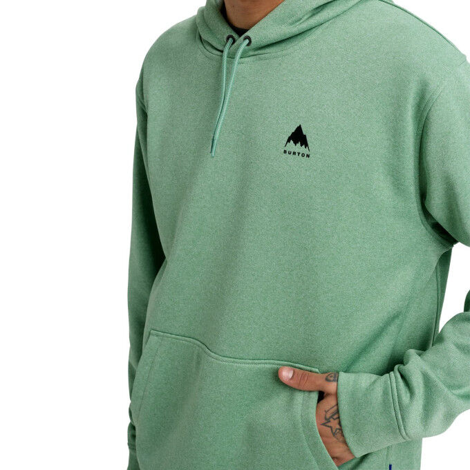 Burton Oak Hoodie für Herren: Fleece-Wärme und Bergstil