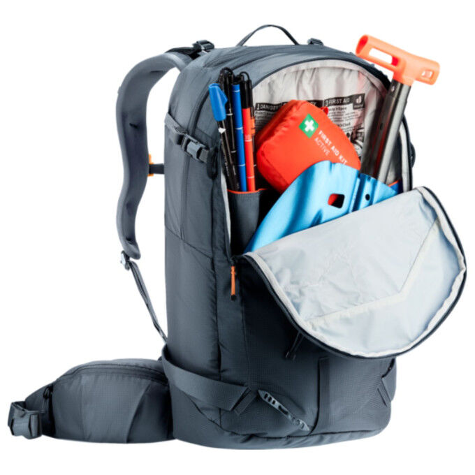 Deuter Freerider 30 Black: ski and freeride backpack for men
