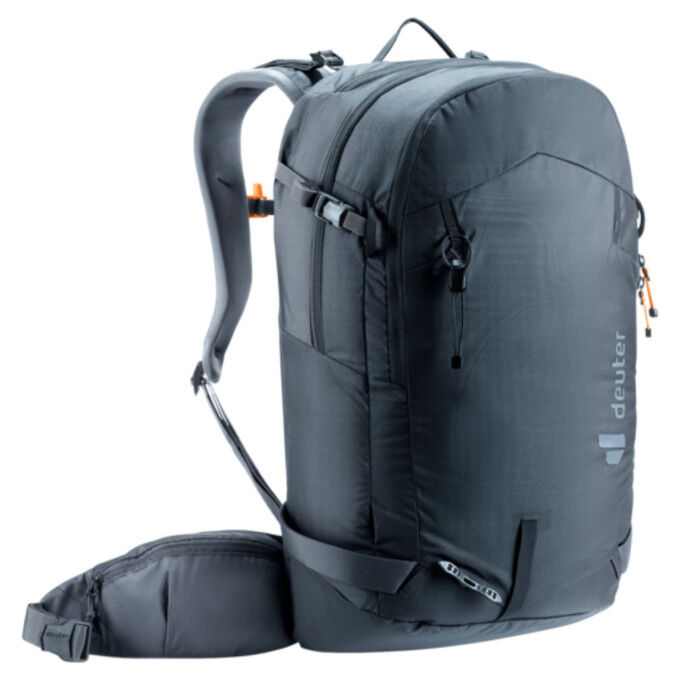 Deuter Freerider 30 Black: ski and freeride backpack for men