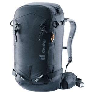 Deuter Freerider Pro 32+10 Black: technical backpack for freeriding