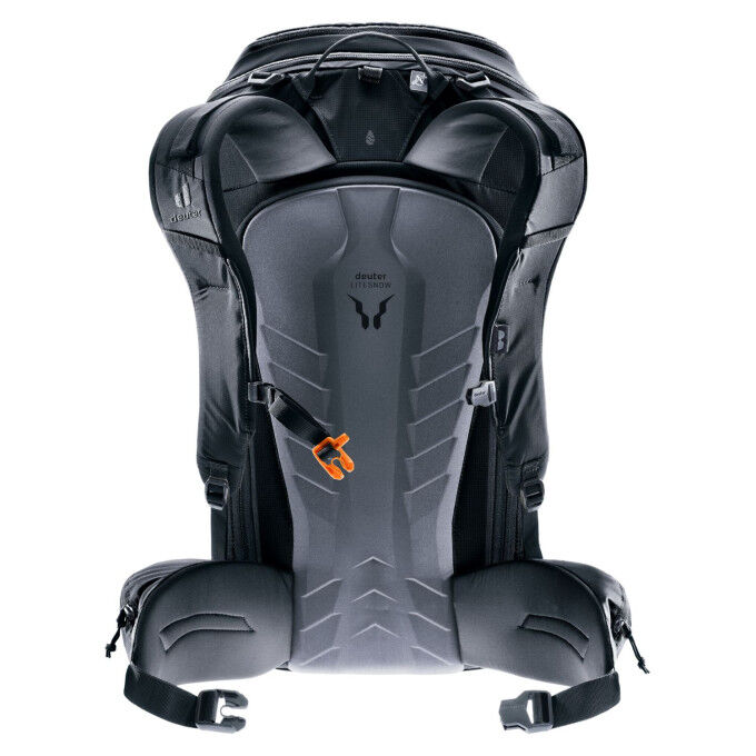 Deuter Freerider Pro 32+10 Black: technical backpack for freeriding