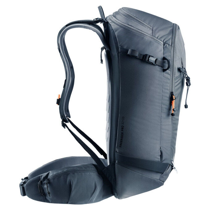 Deuter Freerider Pro 32+10 Black: technical backpack for freeriding