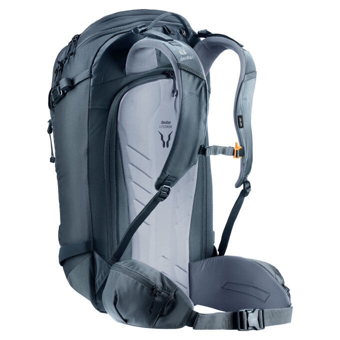 Deuter Freerider Pro 32+10 Black: technical backpack for freeriding