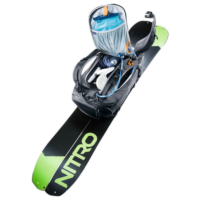 Deuter Freerider Pro 32+10 Black: technical backpack for freeriding