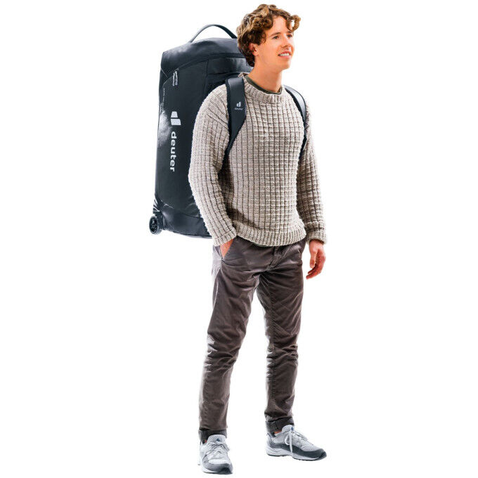 Deuter Duffel Pro Roller 90: sturdy and compact wheeled travel bag