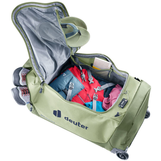 Deuter Duffel Pro Roller 90: space, comfort, and flexibility when traveling