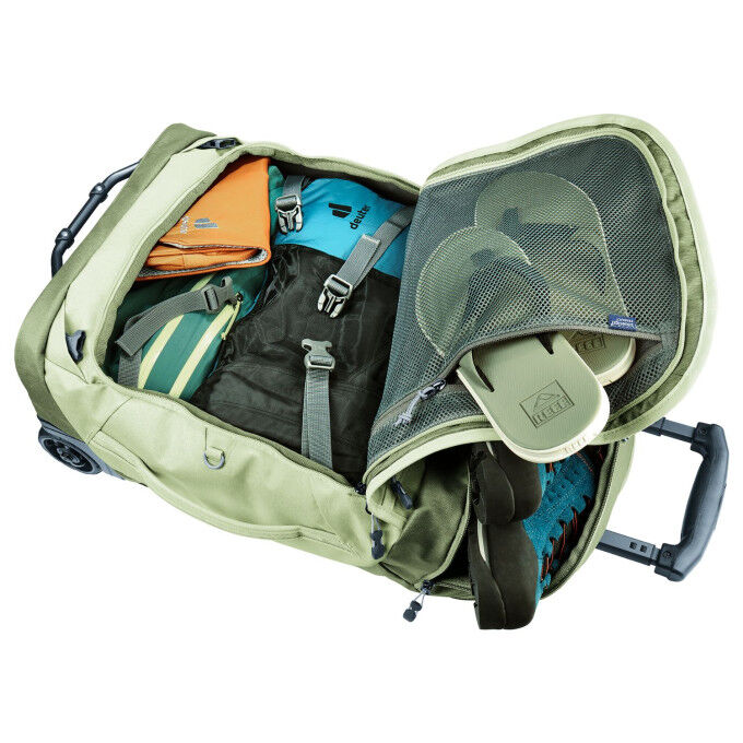 Deuter Duffel Pro Movo 36 Mineral-Grove: compact and sturdy travel bag