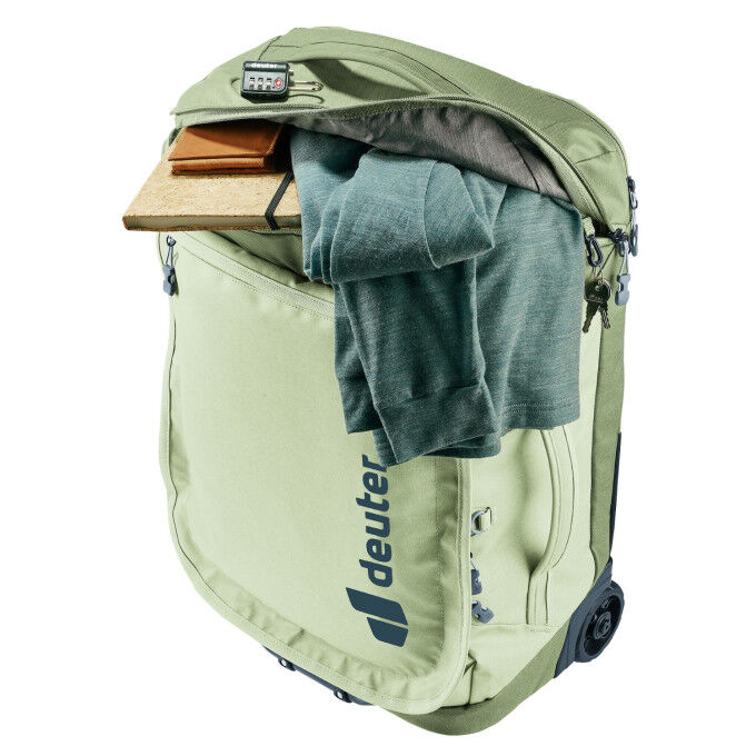Deuter Duffel Pro Movo 36 Mineral-Grove: compact and sturdy travel bag