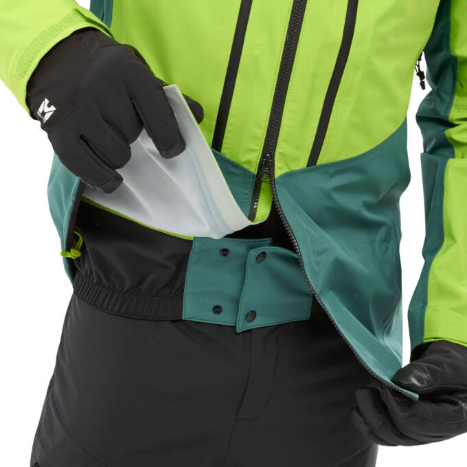 Giacca da sci MILLET da uomo M WHITE 3L | Impermeabile e traspirante