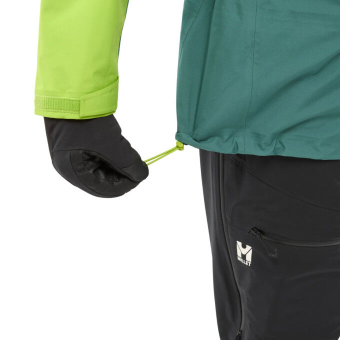 Chaqueta de esquí MILLET para hombre M WHITE 3L | Impermeable y transpirable