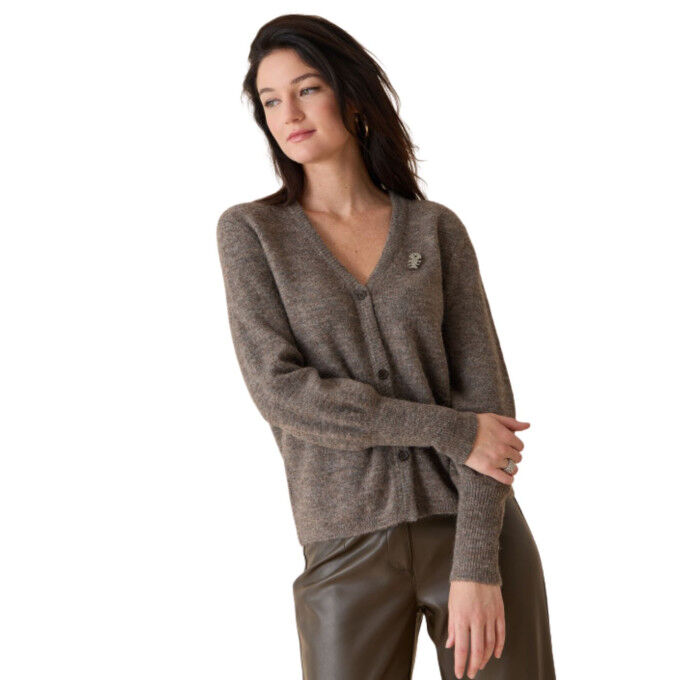 Cardigan Femme Diplodocus Doudou : élégance et confort tout en douceur