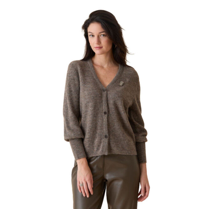 Cardigan para mujer Diplodocus Doudou: elegancia y comodidad con suavidad