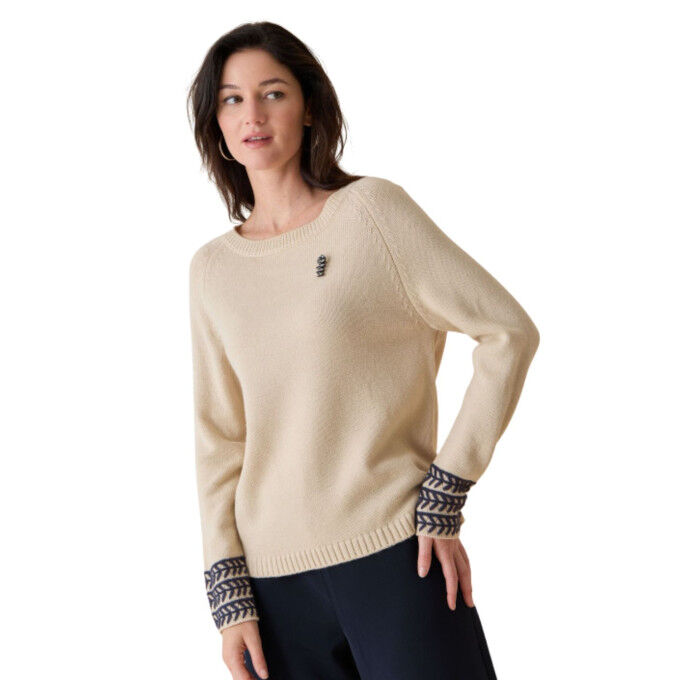 Jersey raglán para mujer Diplodocus Matelot: elegancia y comodidad para el día a día