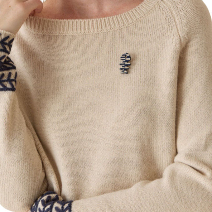 Raglanpullover für Damen Diplodocus Matelot: Eleganz und Komfort für jeden Tag