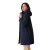 3/4-Parka Diplodocus für Damen – Navy: Eleganz und Komfort für jeden Tag