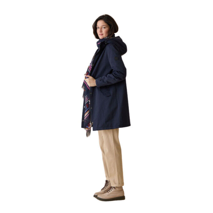 3/4-Parka Diplodocus für Damen – Navy: Eleganz und Komfort für jeden Tag