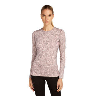 Maglia termica da donna in lana merino 200 Oasis Flock Forms – Icebreaker