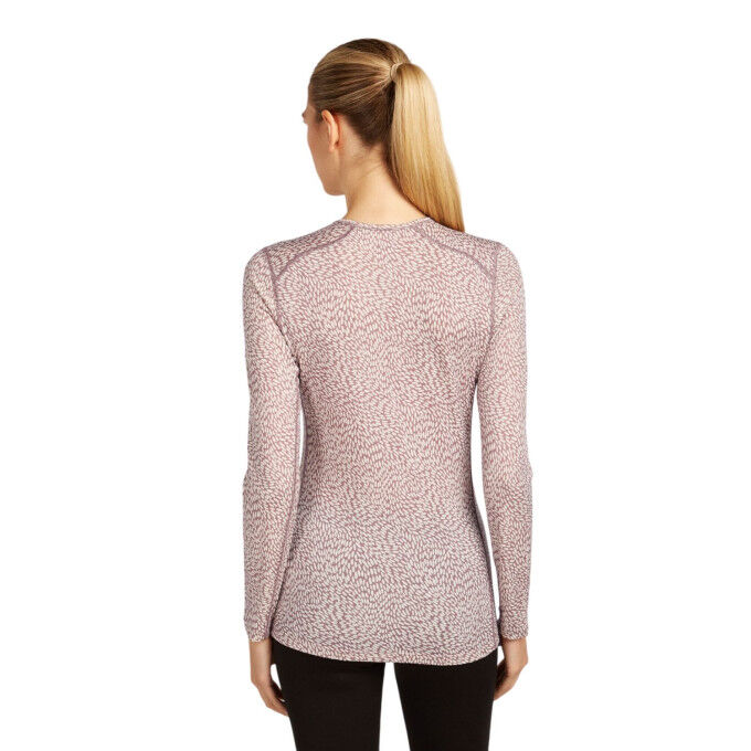 Camiseta térmica para mujer Merino 200 Oasis Flock Forms – Icebreaker