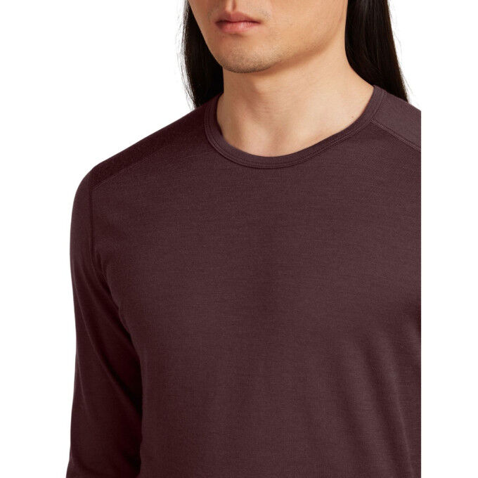 Camiseta térmica para hombre de lana merina 200 Oasis: transpirable y cálida