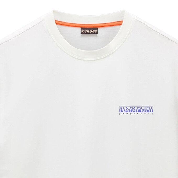 Napapijri White Heron Men's T-shirt: comfort and timeless style