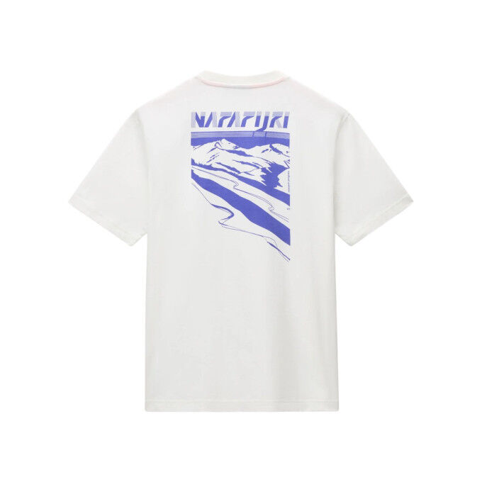 Napapijri White Heron Men's T-shirt: comfort and timeless style