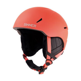 Sinner Crest Skihelm – Neonorange: Schutz und Komfort auf der Piste