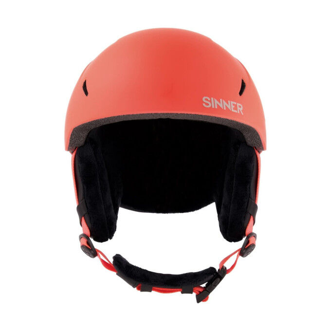 Casque ski Sinner Crest - Orange Néon : protection et confort sur piste