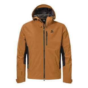 SCHOFFEL Milagle MNS – Chaqueta softshell para hombre transpirable y cortavientos