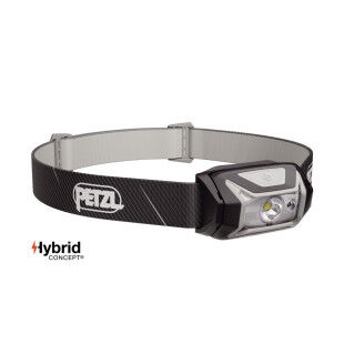 PETZL TIKKA® Black – Compact 350 lm headlamp with red lighting