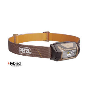 Petzl TIKKA® Brown – Compact 350 lm headlamp with red mode