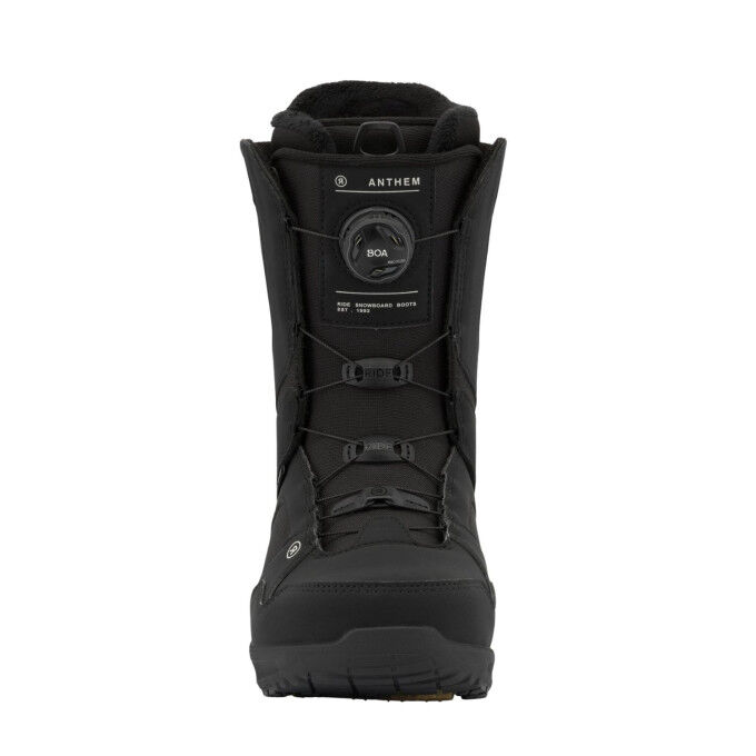 Ride Anthem Black : des boots de snowboard polyvalentes pour progresser