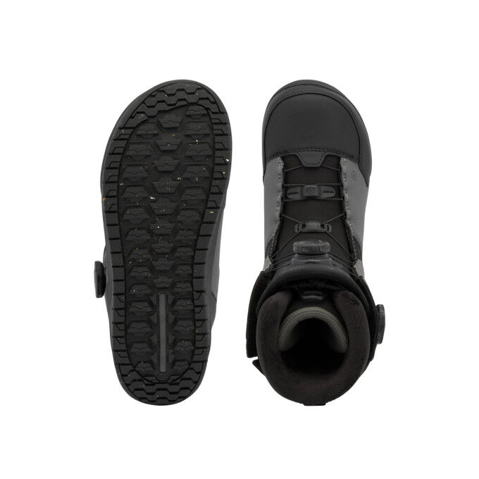 Ride Lasso Grey : boots de snowboard flexibles et performantes