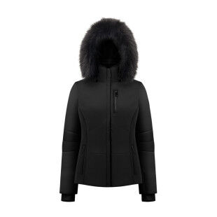 Emma Women's Poivre Blanc Ski Jacket - Black: comfort and style on the slopes
