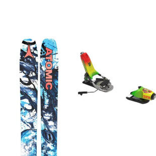 Set da sci BENT CHETLER 120 di Atomic + attacchi : Colore - NERO/MUCO, Dimensioni dello sci - 184