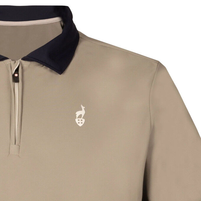 Herren-Polohemd Aulp Boxye Light Khaki: sportlicher Stil und technischer Komfort