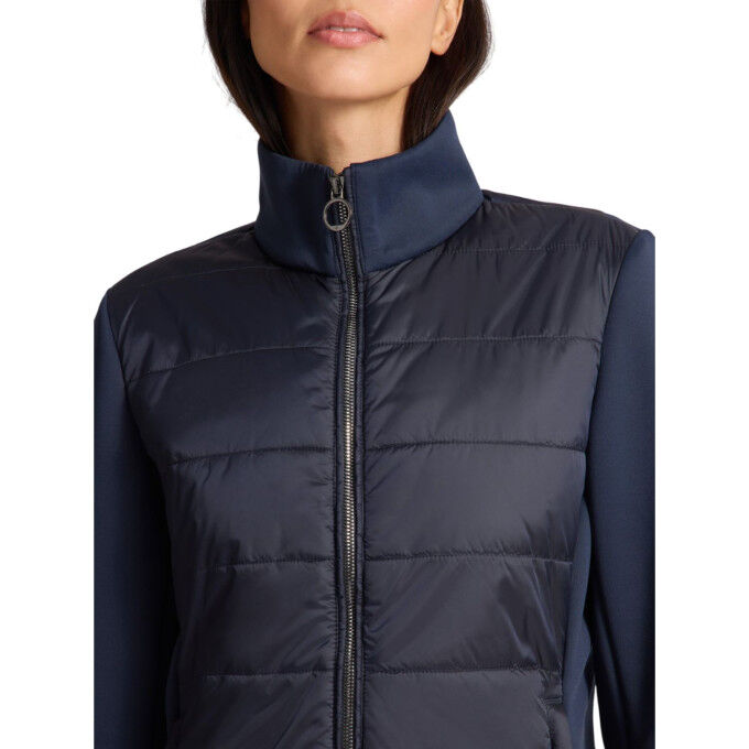 Linn Women's Jacket – Satin and Quilted Nylon | Functional Elegance