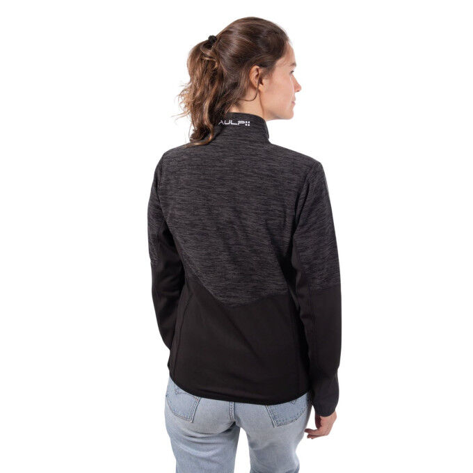 Aulp Berti Black Women's Fleece Jacket: comfort and elegance for everyday wear