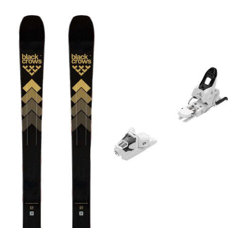Zaino da sci JUSTIS + attacchi Black Crows : Colore - Oro, Dimensioni dello sci - 183