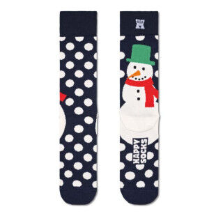 Jumbo Snowman Sock – Chaussette festive et colorée pour Noël