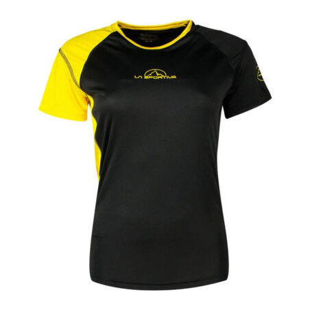 La Sportiva Mr Event Femme - Tee-shirt technique Black/Yellow