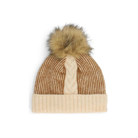 Berretto da donna Spyder Plait Pom - Sand Dune | Eleganza e comfort invernale