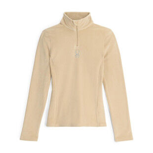 Spyder Shimmer Bug: forro polar con media cremallera para mujer, ultra cómodo y elegante