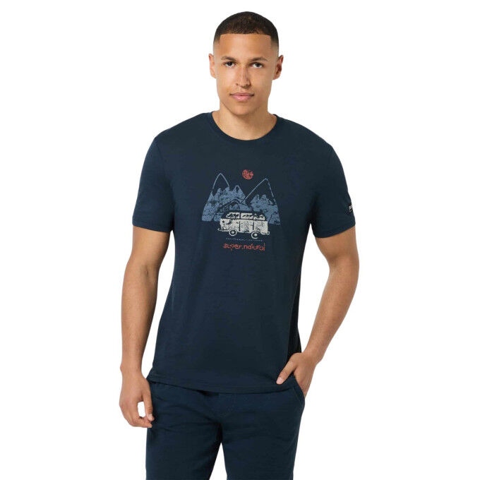 Super.Natural Dolomites Men's T-shirt – comfort and style in merino wool