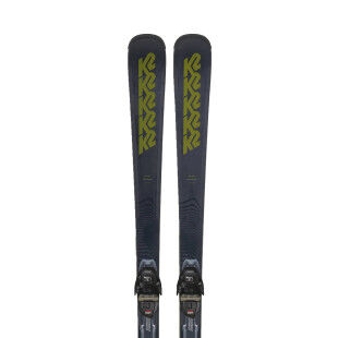 Pack de skis de piste K2 BLUR 74 + fixations MXC 12 TCX