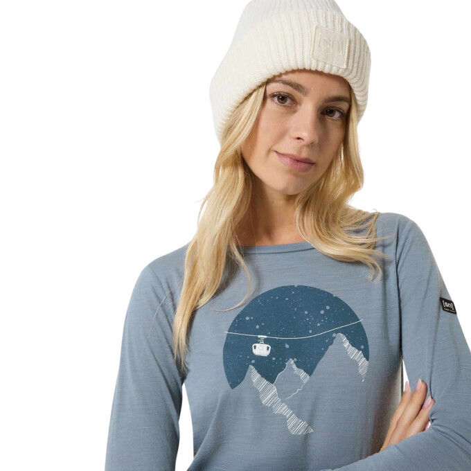 Camiseta Super.Natural Gondola para mujer: comodidad y elegancia en la montaña